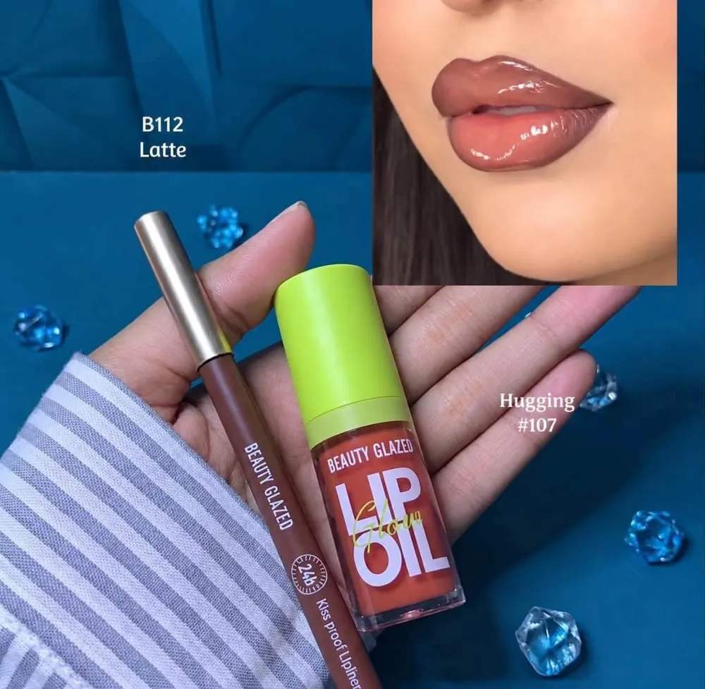 Beauty glazed lip liner & beauty glazed lip oil Combo